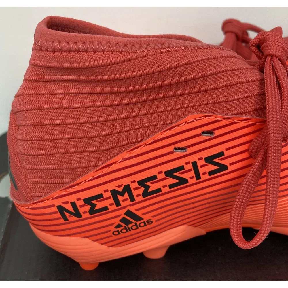 Adidas Predator Freak .3 L FG FY6289 Nemesis Red Lace Up Soccer Cleats‎ Men's 5